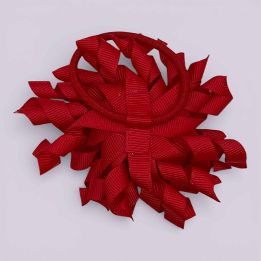 Red 3.5"Korker Bobble - School Hair Accessories UK