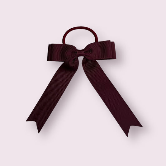 Burgundy 4" Tailed Bobble