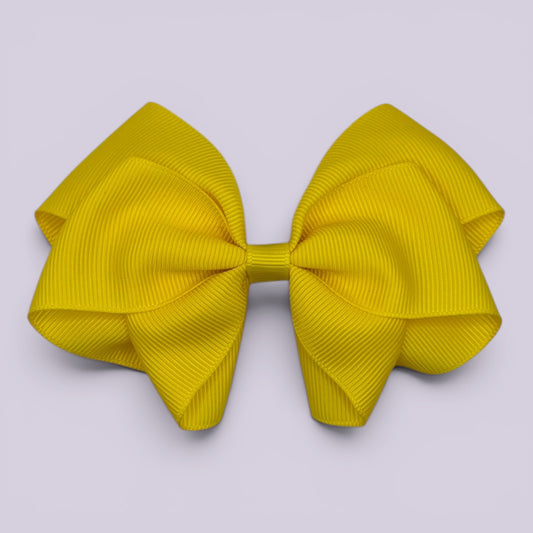 Novah | Yellow Hair Bow Clip