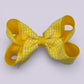 Darcie Gingham Large | Yellow Clip - School Hair Accessories UK