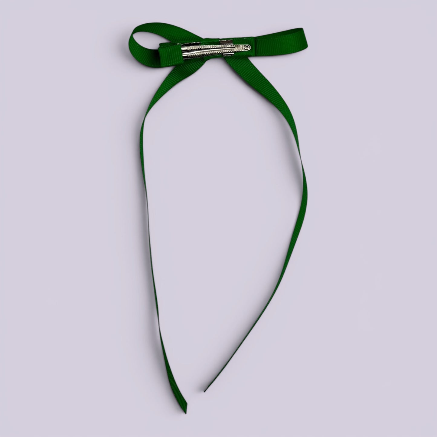 Sophie | Emerald Green Large Tailed Bow Clip