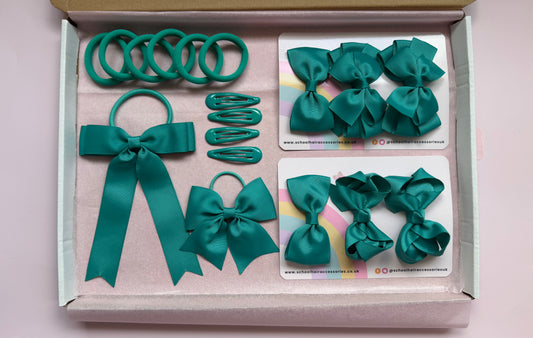 Jade Green | Ready for School Hair Accessories Bundle