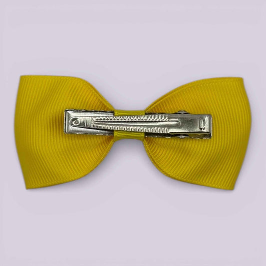 Poppy | Yellow Clip - School Hair Accessories UK