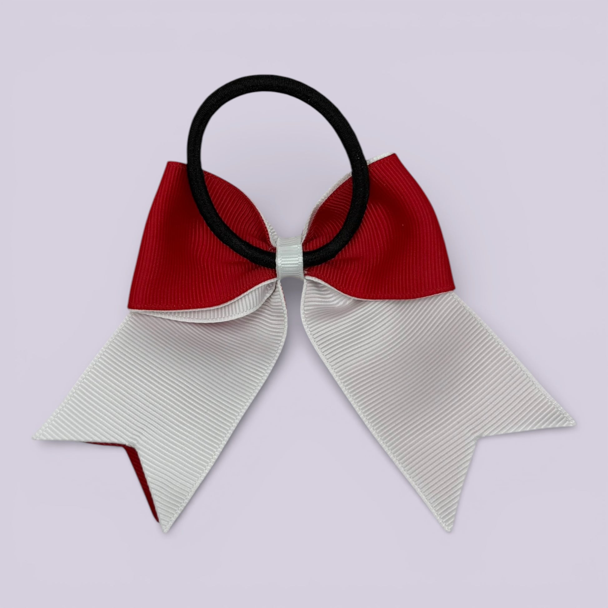 Lottie | Red & White Bobble - School Hair Accessories UK