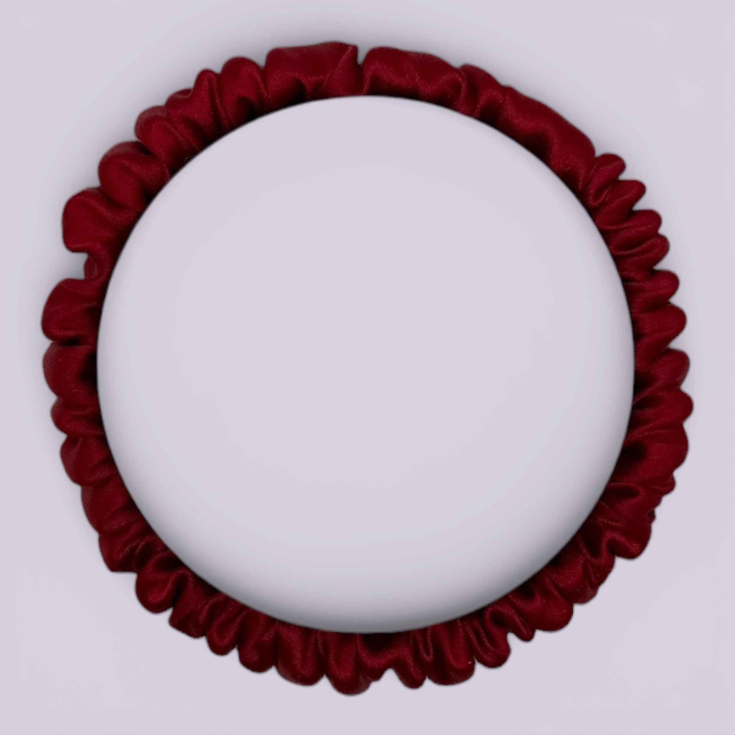 Red Silk Scrunchie - School Hair Accessories UK