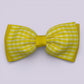 Poppy Gingham | Yellow Clip - School Hair Accessories UK