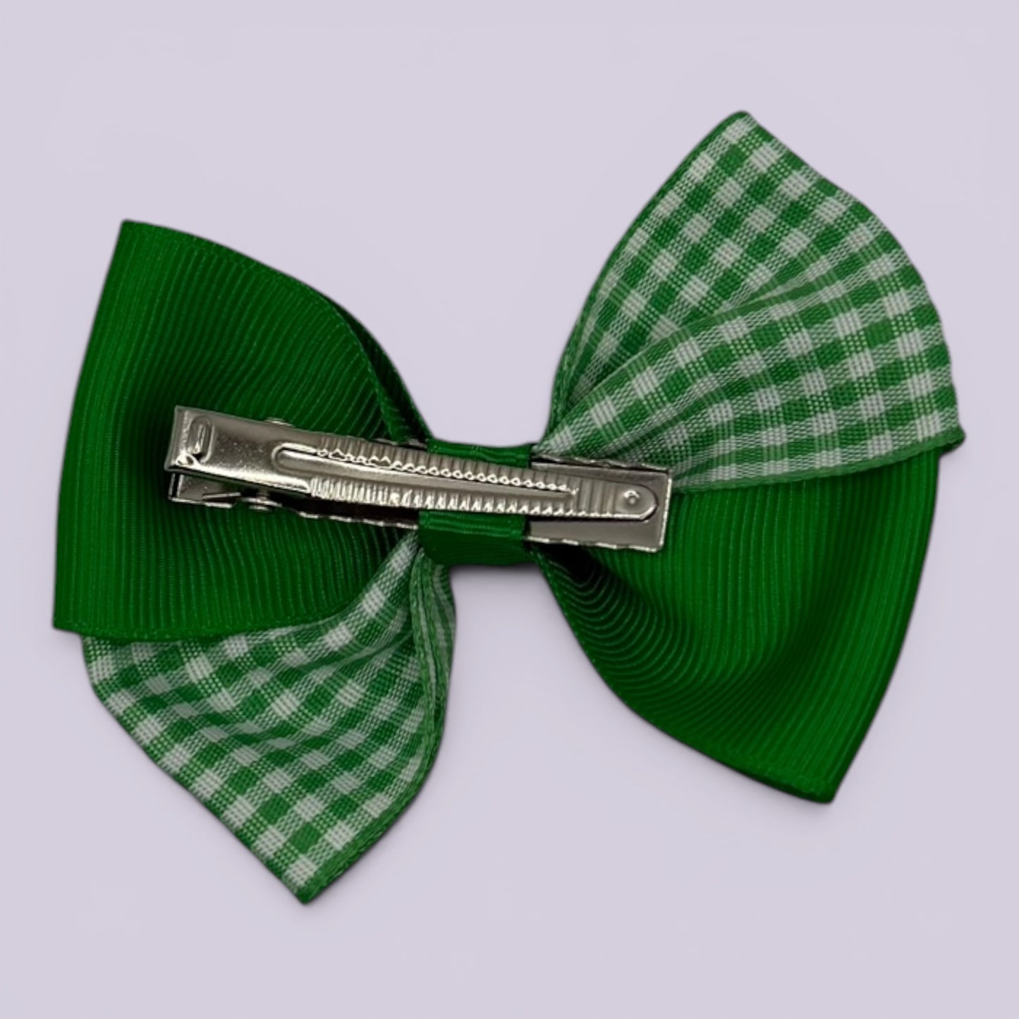 Fliss | Emerald Green Gingham Clip