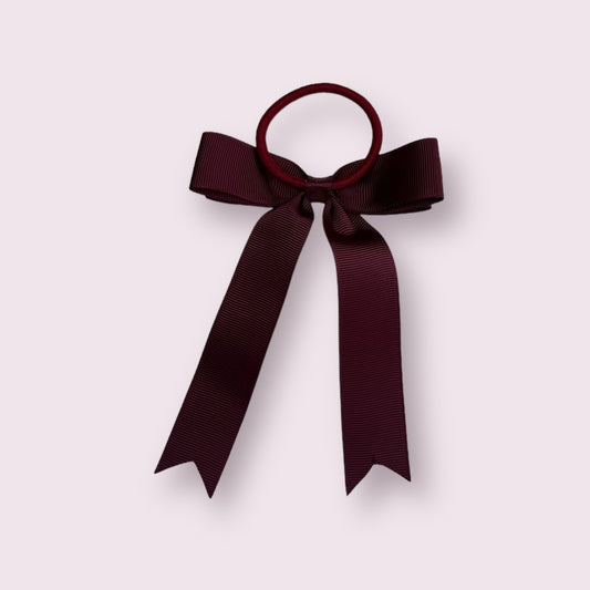 Burgundy 4" Tailed Bobble