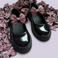 Burgundy maroon gingham shoe bows for school uniform