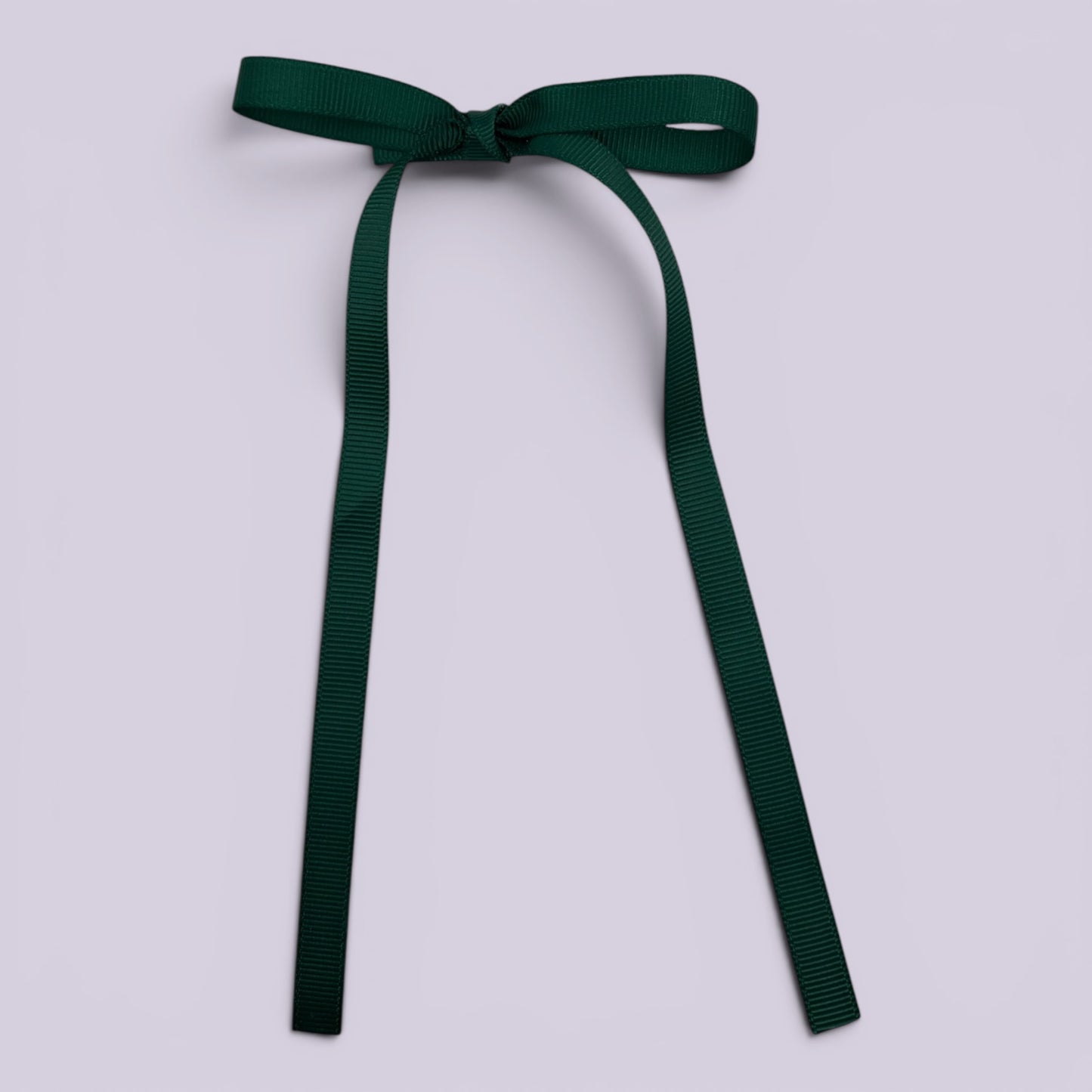 Sophie | Hunter Bottle Green Large Tailed Bow Clip