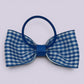 Hattie | Royal Blue Gingham Bow Bobble