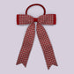 Eloise Gingham | Red Bobble - School Hair Accessories UK