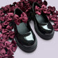 Burgundy maroon shoe bows for school uniform