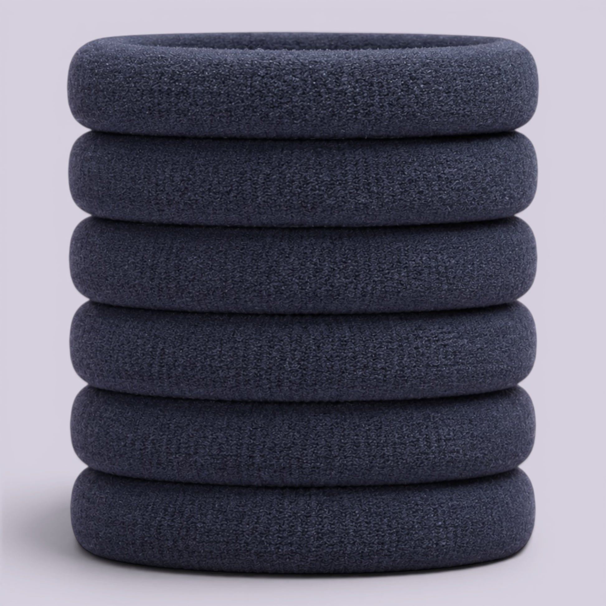 Grey soft non damage school hair bobbles