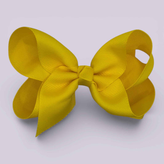Large Darcie | Yellow Clip - School Hair Accessories UK