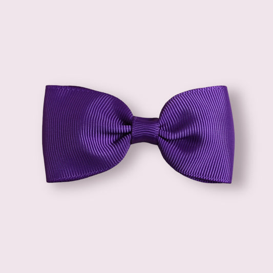Purple 3" Bowtie Clip
