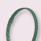 Infinity Headband Gingham | Emerald Green - School Hair Accessories UK