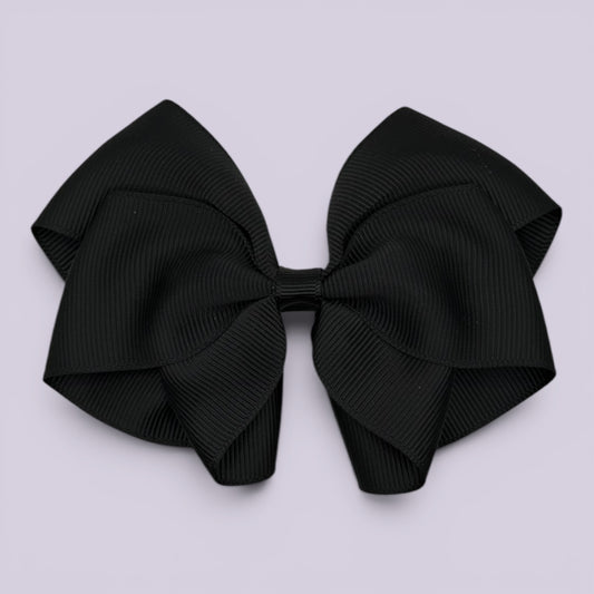 Novah | Black Hair Bow Clip