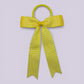 Eloise Gingham | Yellow Bobble - School Hair Accessories UK