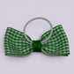 Hattie | Emerald Green Gingham Bow Bobble