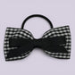 Hattie | Black Gingham Bow Bobble