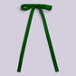 Sophie | Emerald Green Large Tailed Bow Clip
