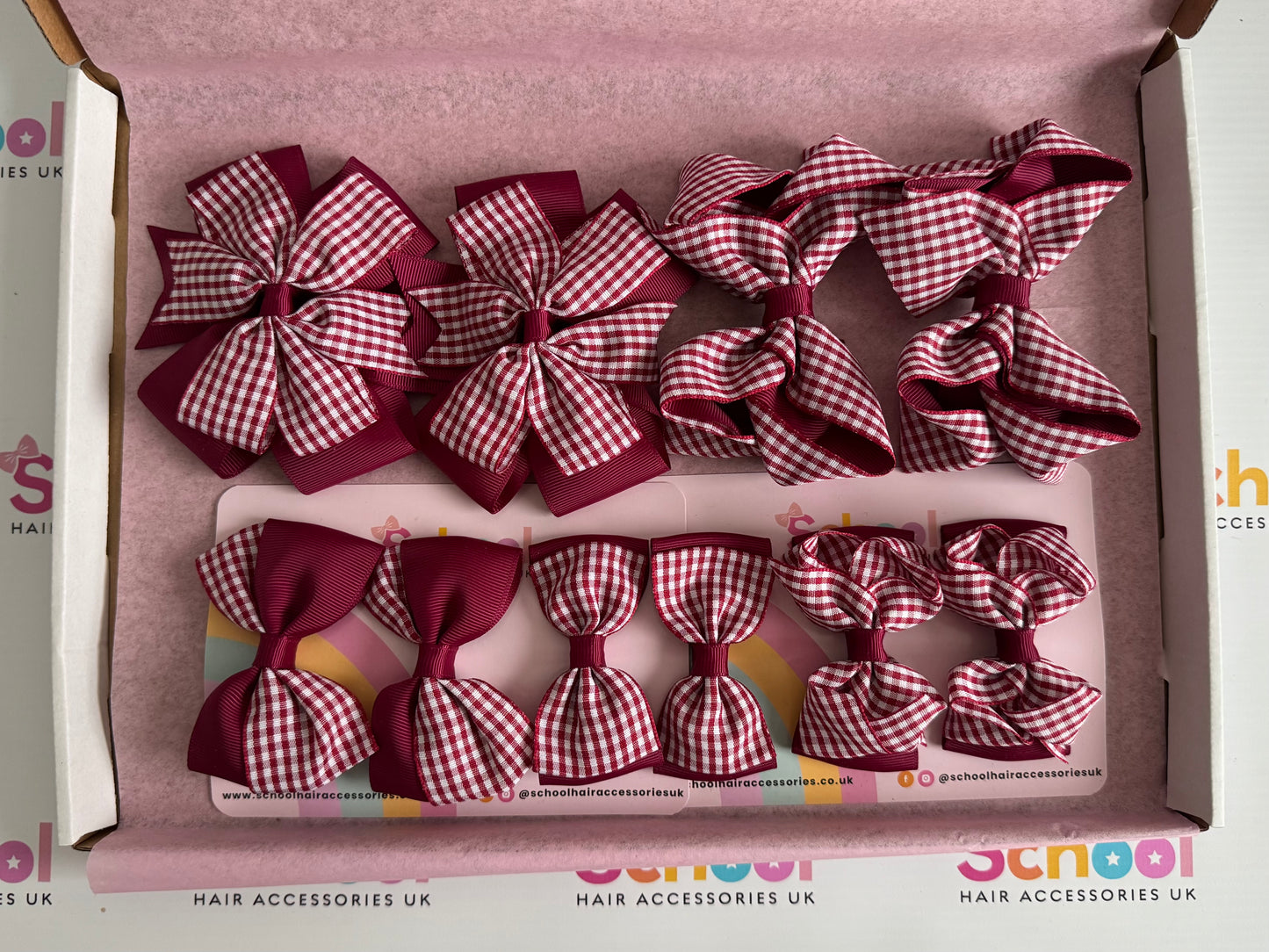 Lost Property Burgundy Bundle! 2 - School Hair Accessories UK
