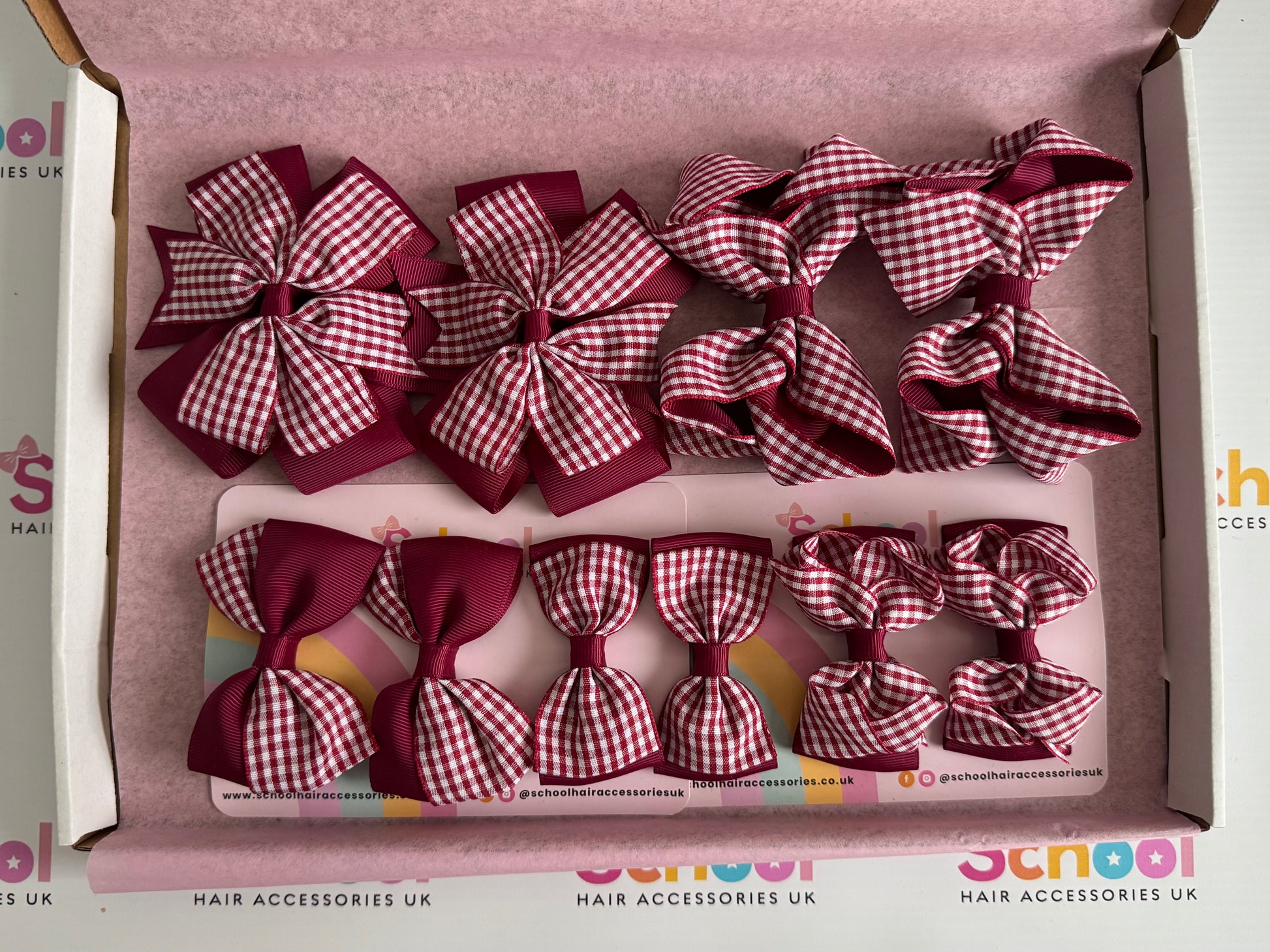 Lost Property Burgundy Bundle! 2 - School Hair Accessories UK