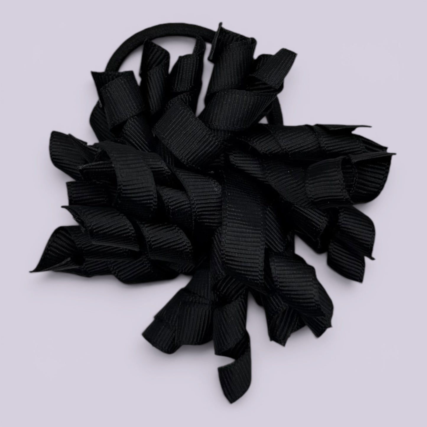 Black korker school hair bow bobble