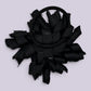 Black korker bow bobble on card