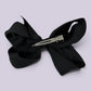 Black large bow clip on card