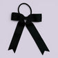 Black tailed school hair bow bobble