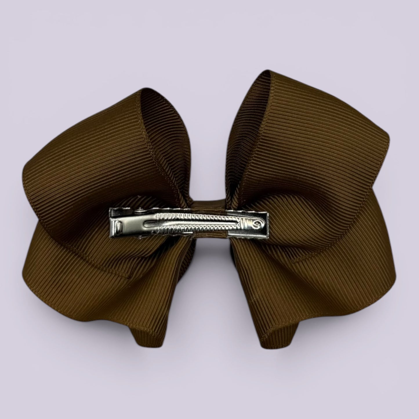 Brown bow clip
