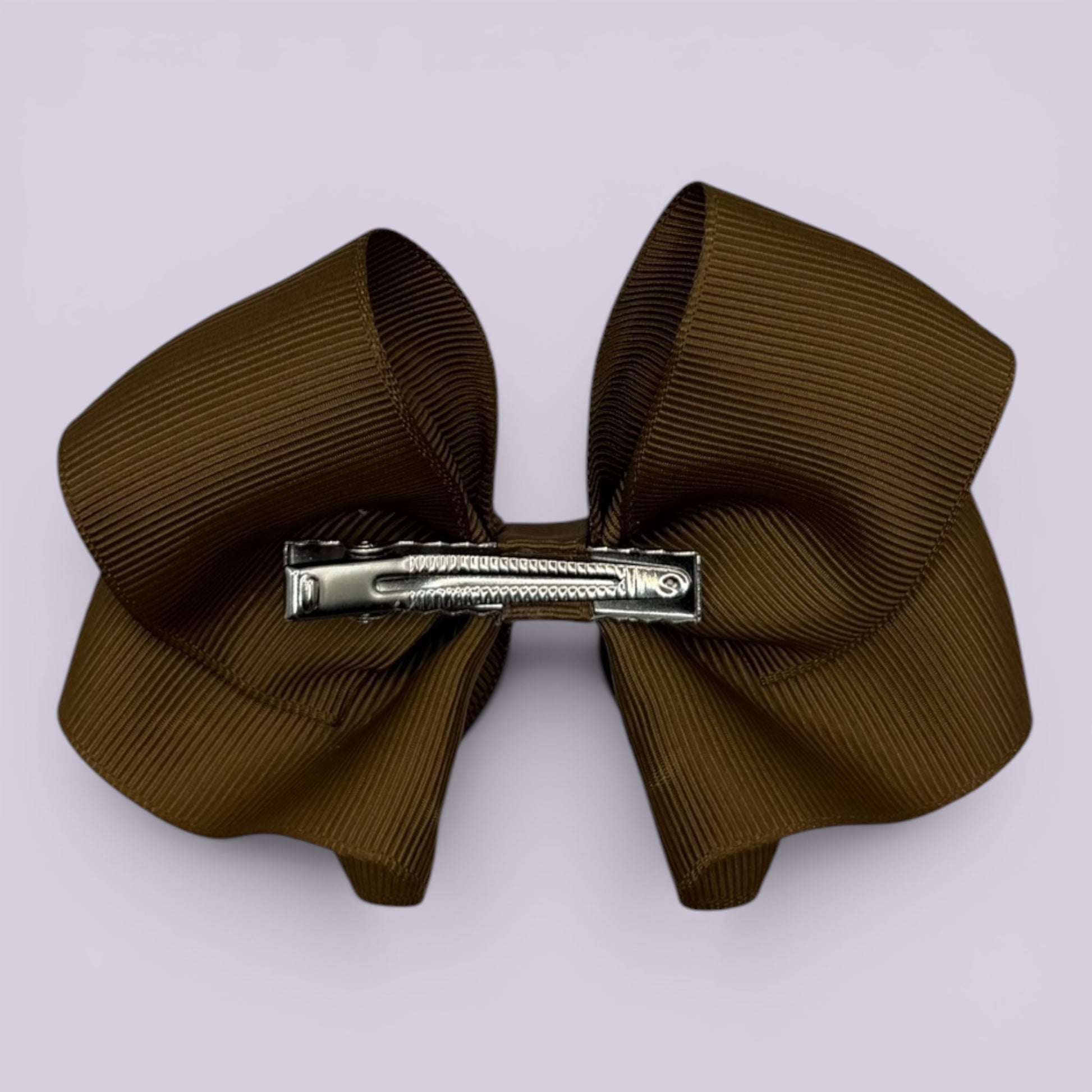 Brown bow clip