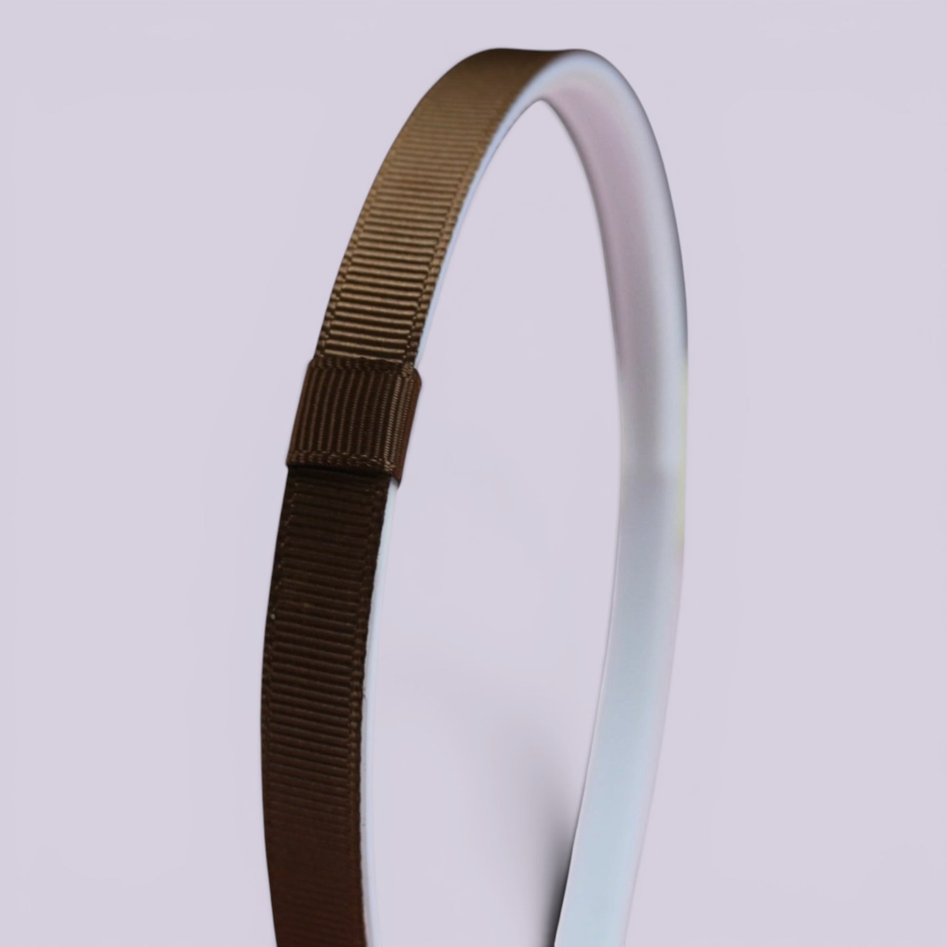 Brown headband side view
