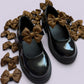 Brown shoe bows for school uniform