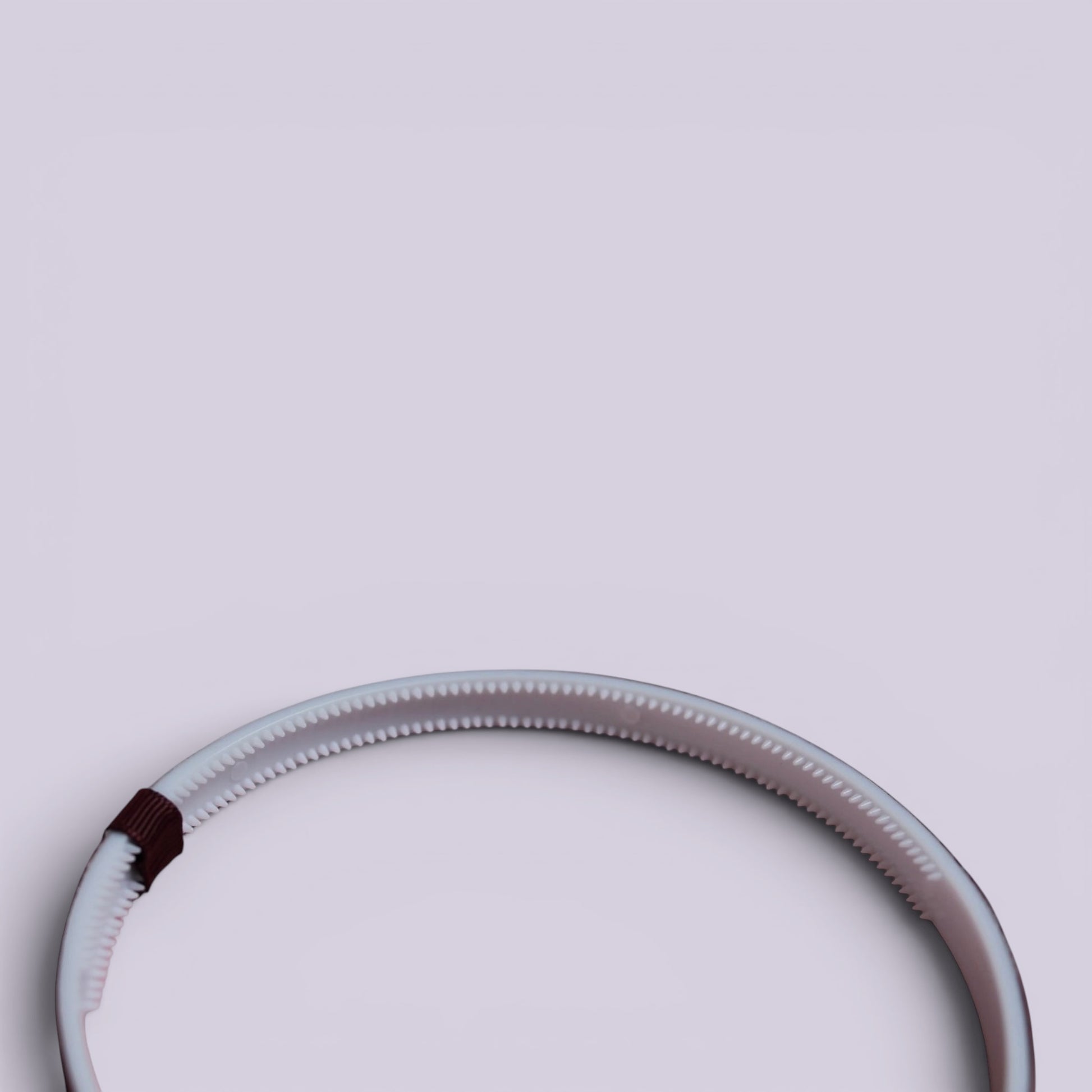 Burgundy maroon headband close up