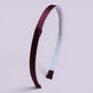Burgundy maroon school hair headband