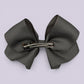 Grey bow clip