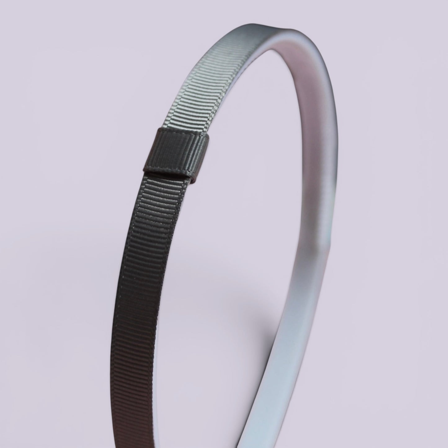 Grey headband side view