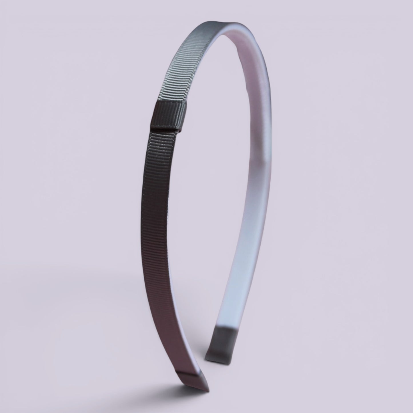 Grey school hair headband