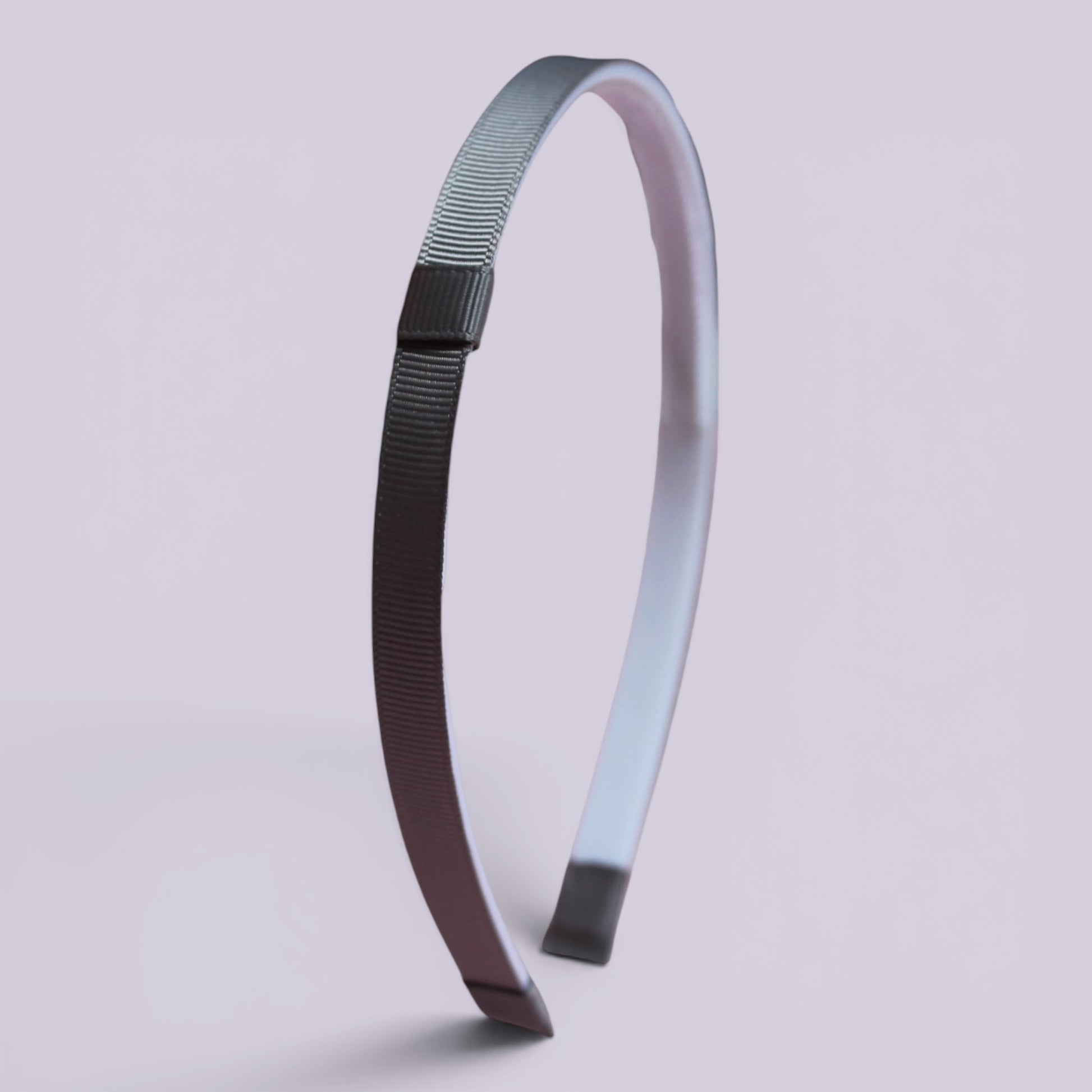 Grey school hair headband
