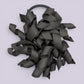 Grey korker school hair bow bobble