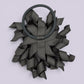 Grey korker bow bobble on card