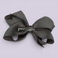 Grey large bow clip on card