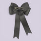 Grey tailed bow clip on card