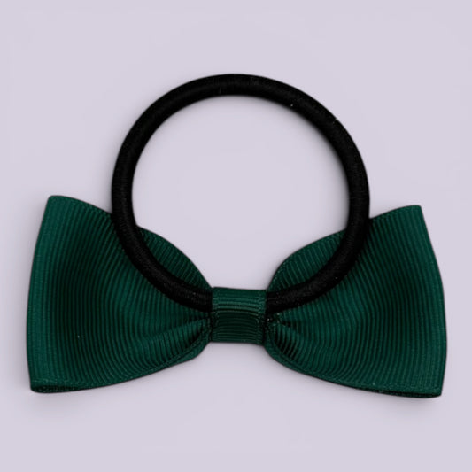 Hunter bottle green bowtie bow bobble on card