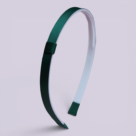 Hunter bottle green school hair headband