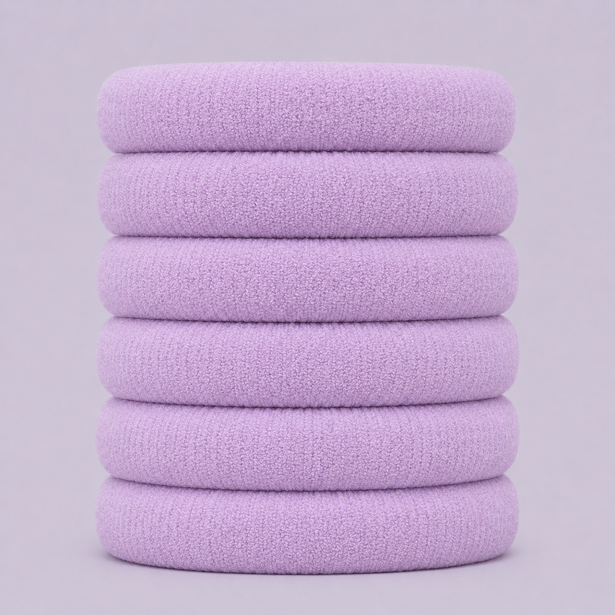 Lilac non damage hair bobbles gentle on hair 
