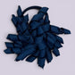 Navy blue korker school hair bow bobble